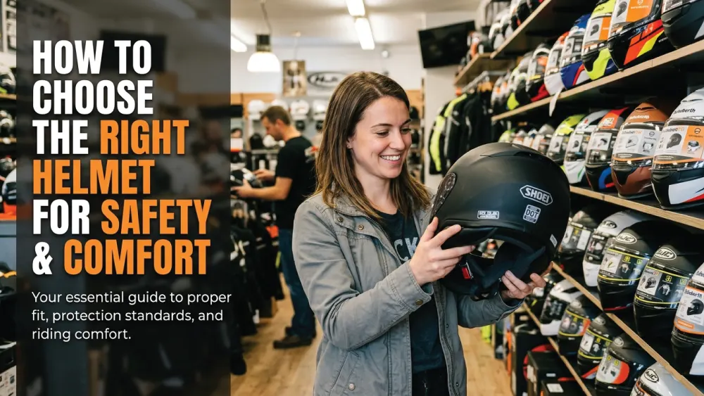 You are currently viewing How to Choose the Right Helmet for Safety and Comfort