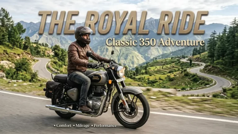 Royal-Enfield-Classic-350-Review-Mileage,-Comfort-and-Performance