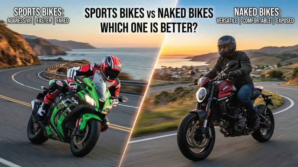 You are currently viewing Sports Bikes vs Naked Bikes: Which One is Better?