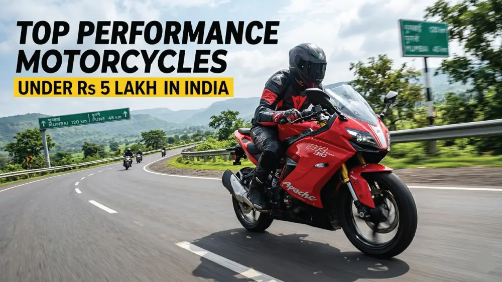 You are currently viewing Top Performance Motorcycles Under Rs 5 Lakh in India